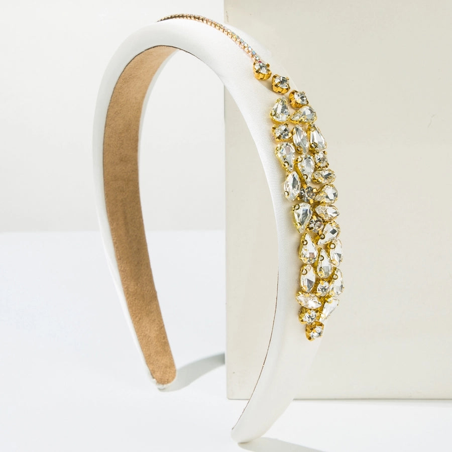 Water Droplet Rhinestones Hair Band
