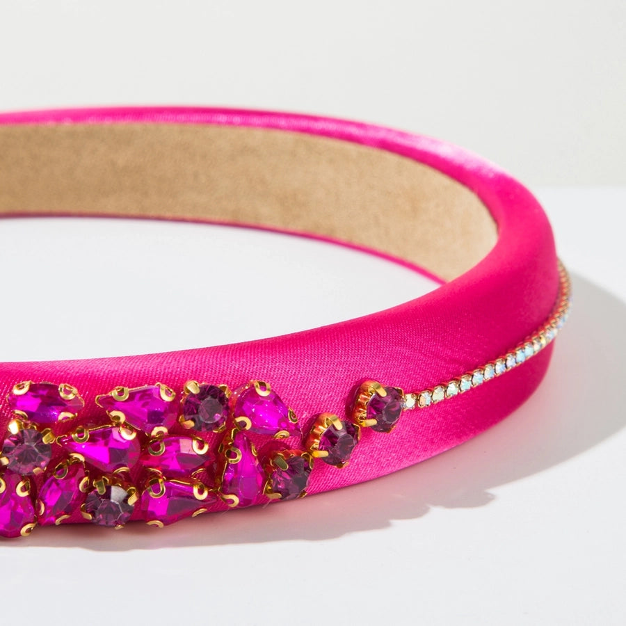 Water Droplet Rhinestones Hair Band