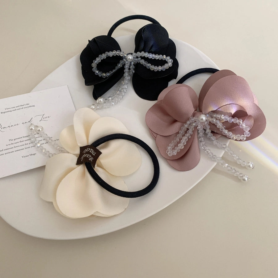 Crystal Bow Knot Hair Tie