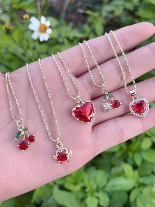 Cherry Heart Collection (18K Gold Plated)