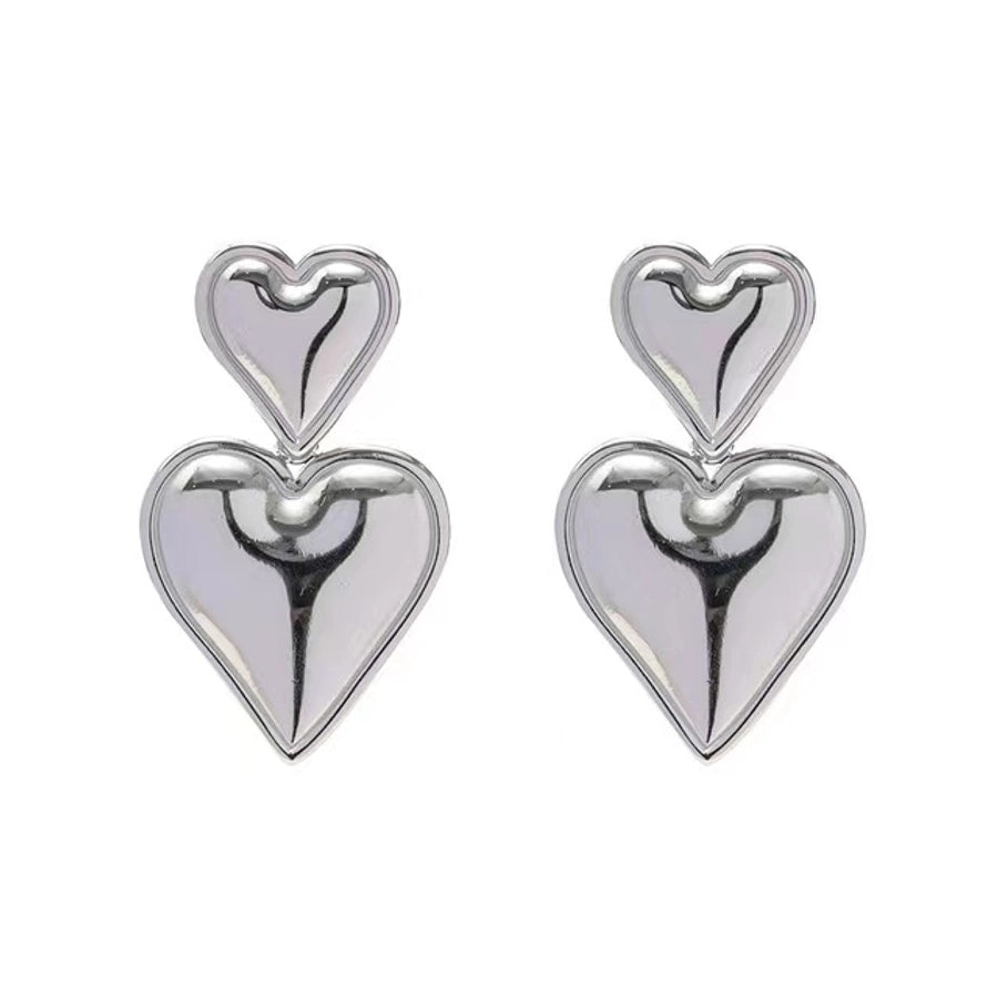 Heart Drop Earrings