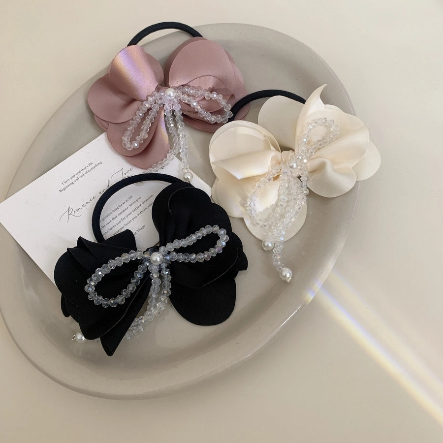 Crystal Bow Knot Hair Tie