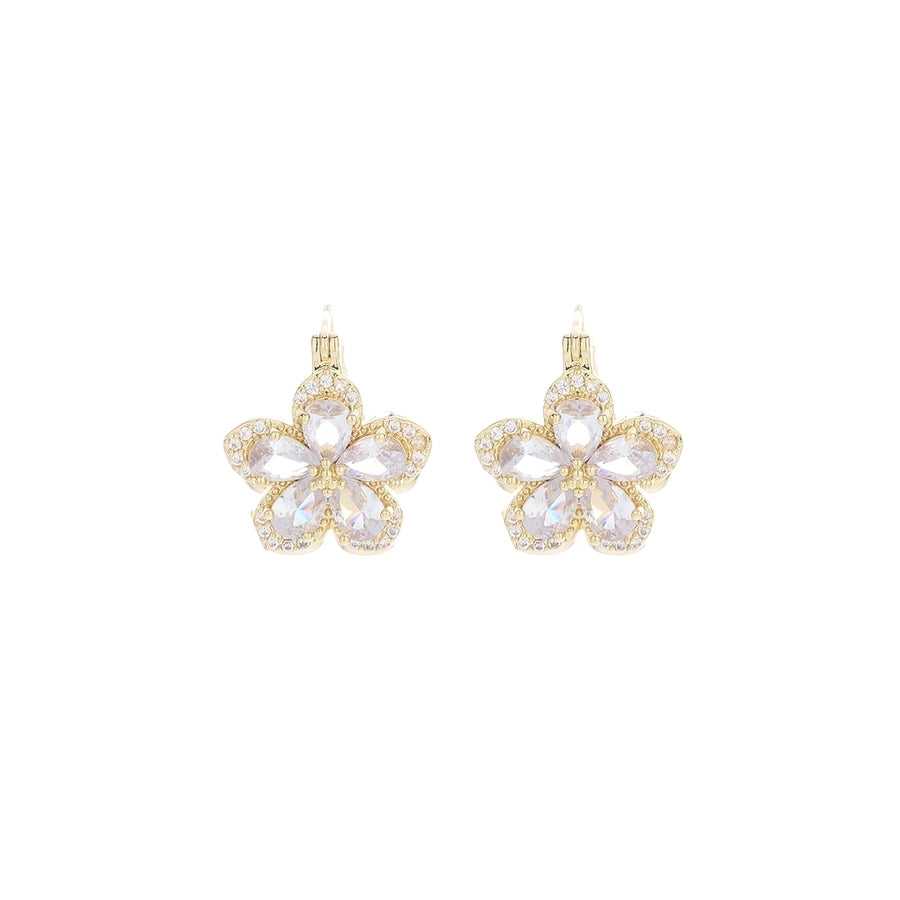 Double-Sided Flower Earrings