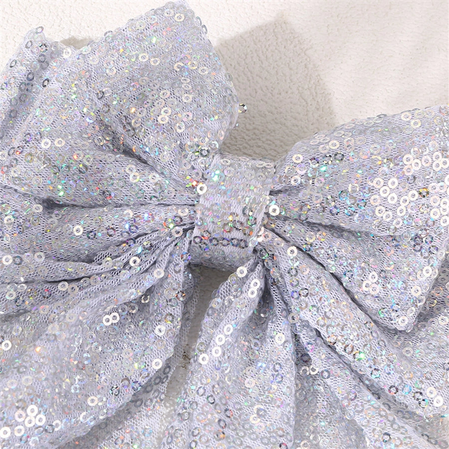 Sequins Bow Hair Clip