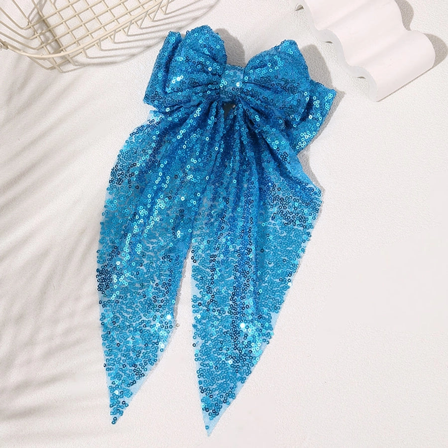 Sequins Bow Hair Clip