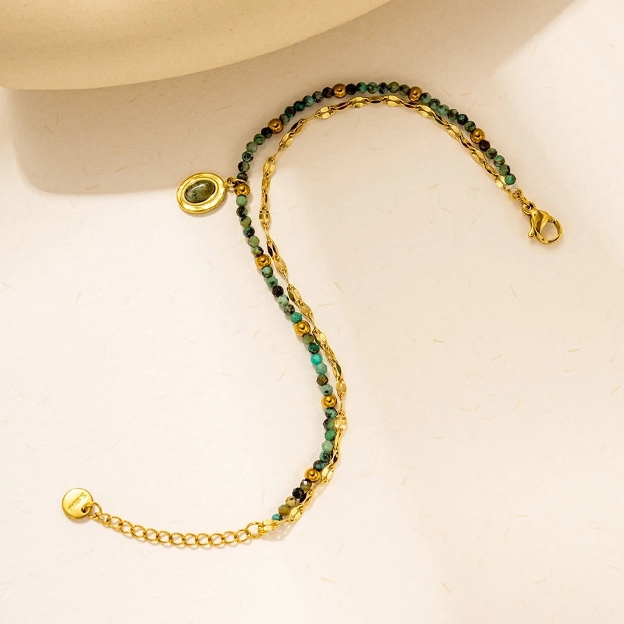 Bohemian Bead Bracelet (18K Gold Plated)