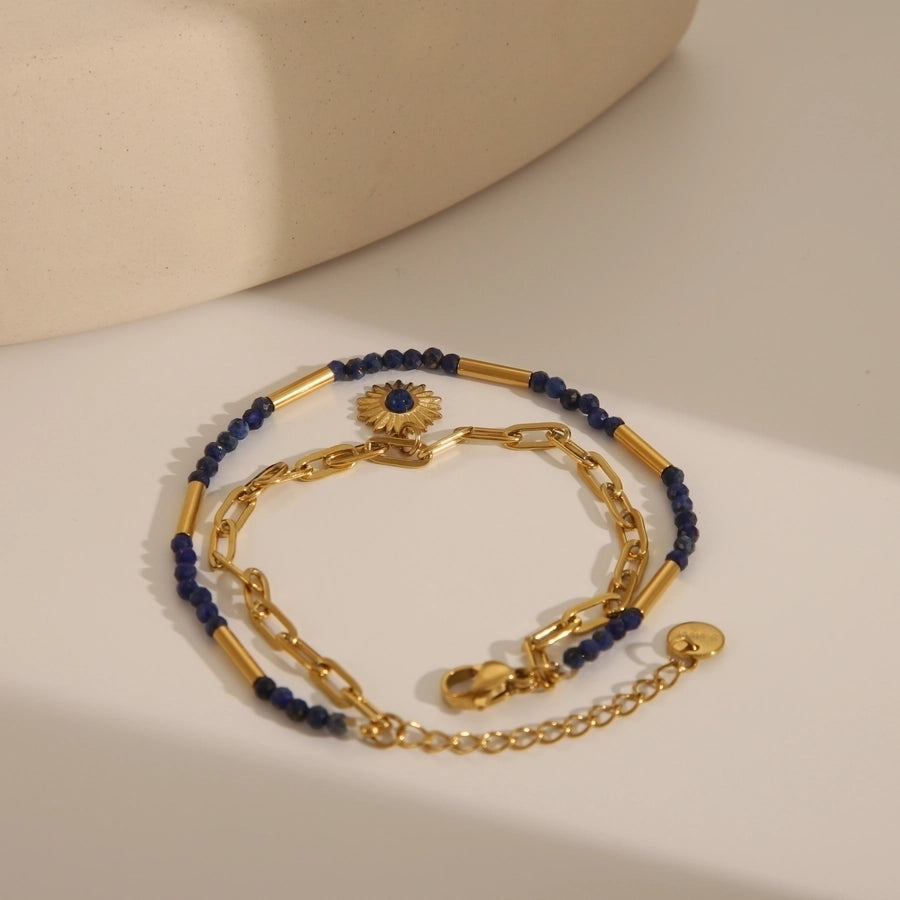 Bohemian Bead Bracelet (18K Gold Plated)