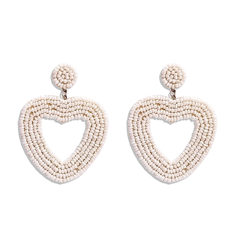 Beaded Inlaid Earrings