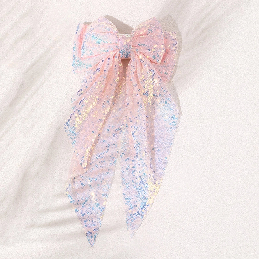Sequins Bow Hair Clip
