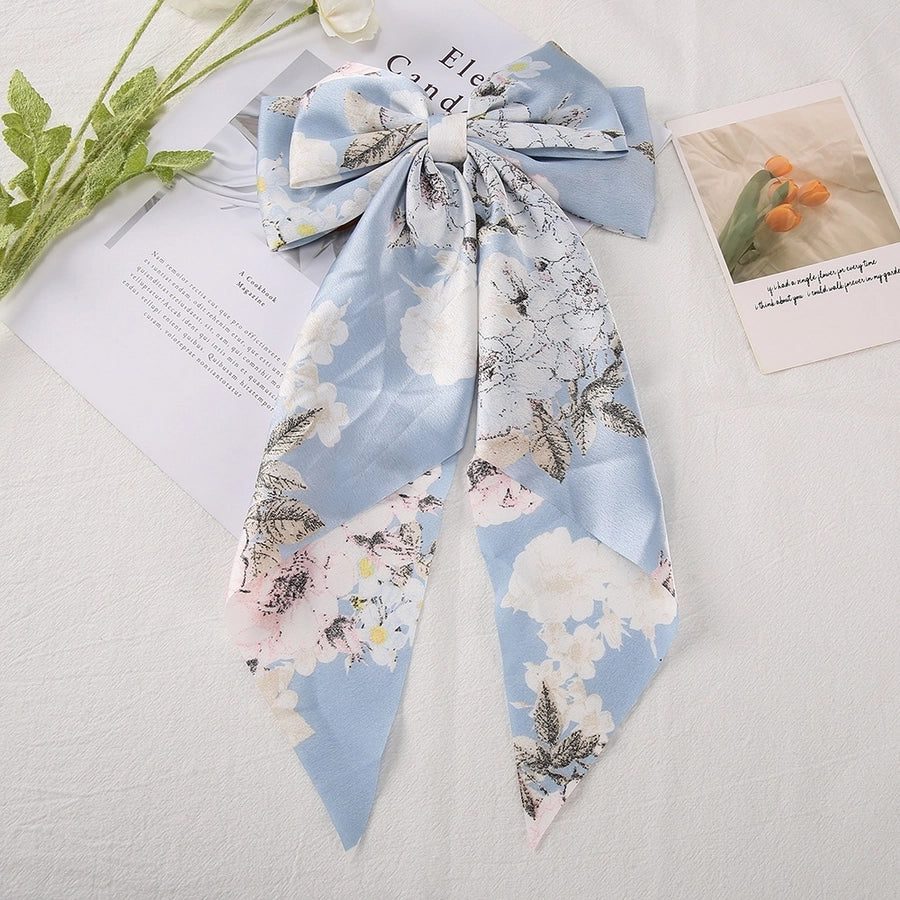 Printed Bow Knot Hairclip