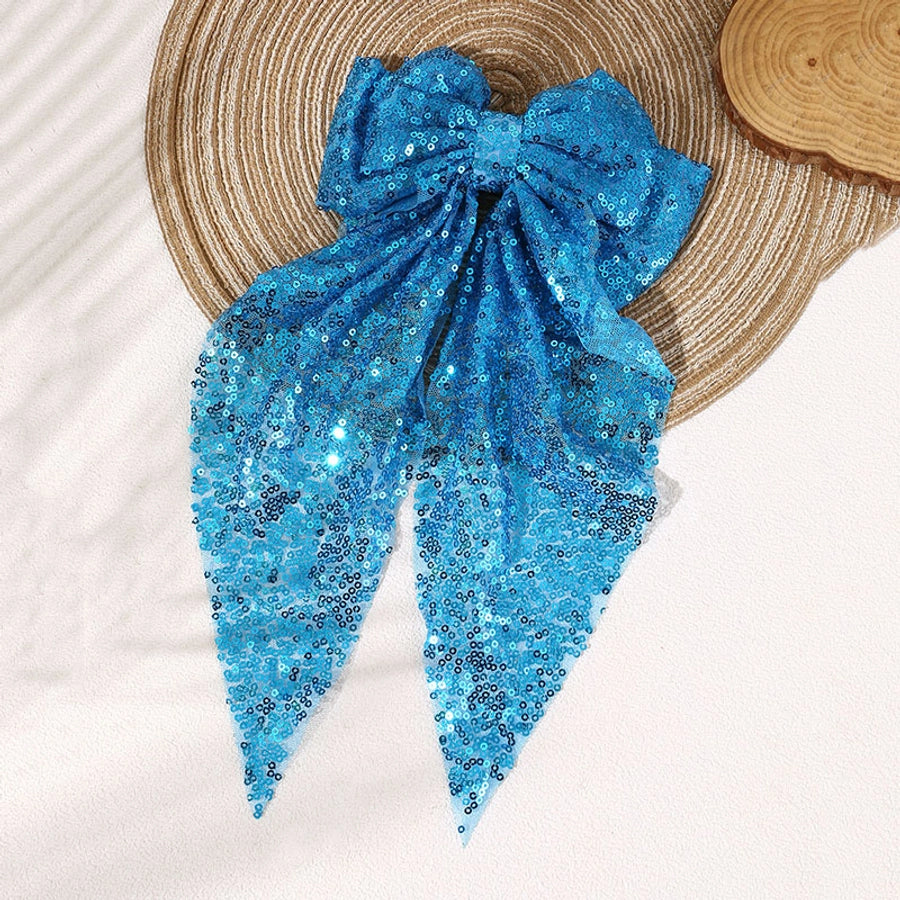 Sequins Bow Hair Clip