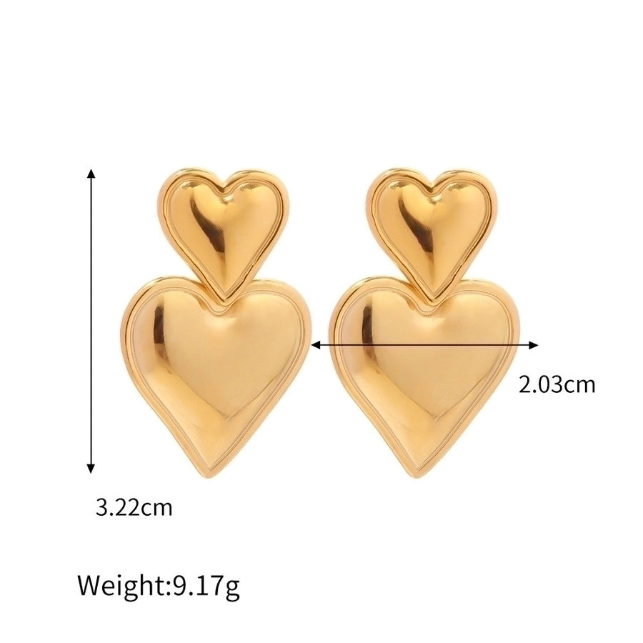Heart Drop Earrings