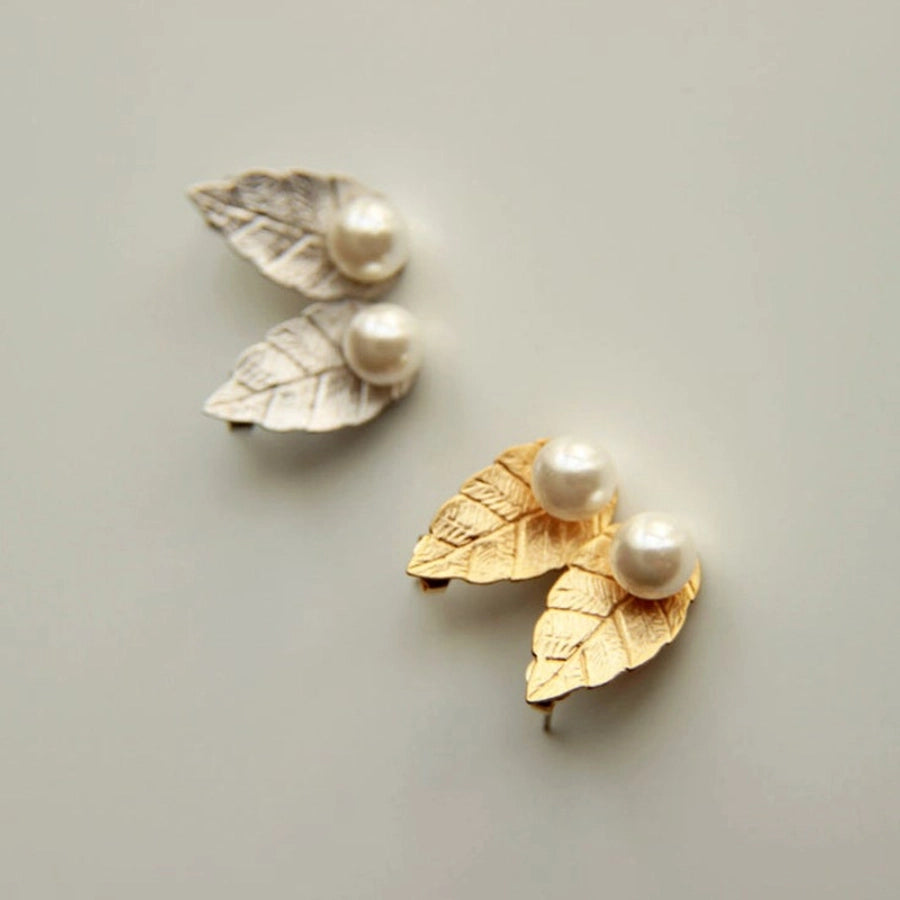 Leaf Stud Earrings