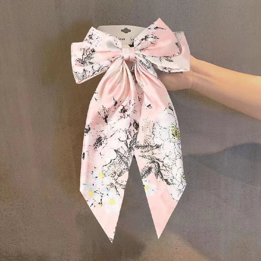 Printed Bow Knot Hairclip