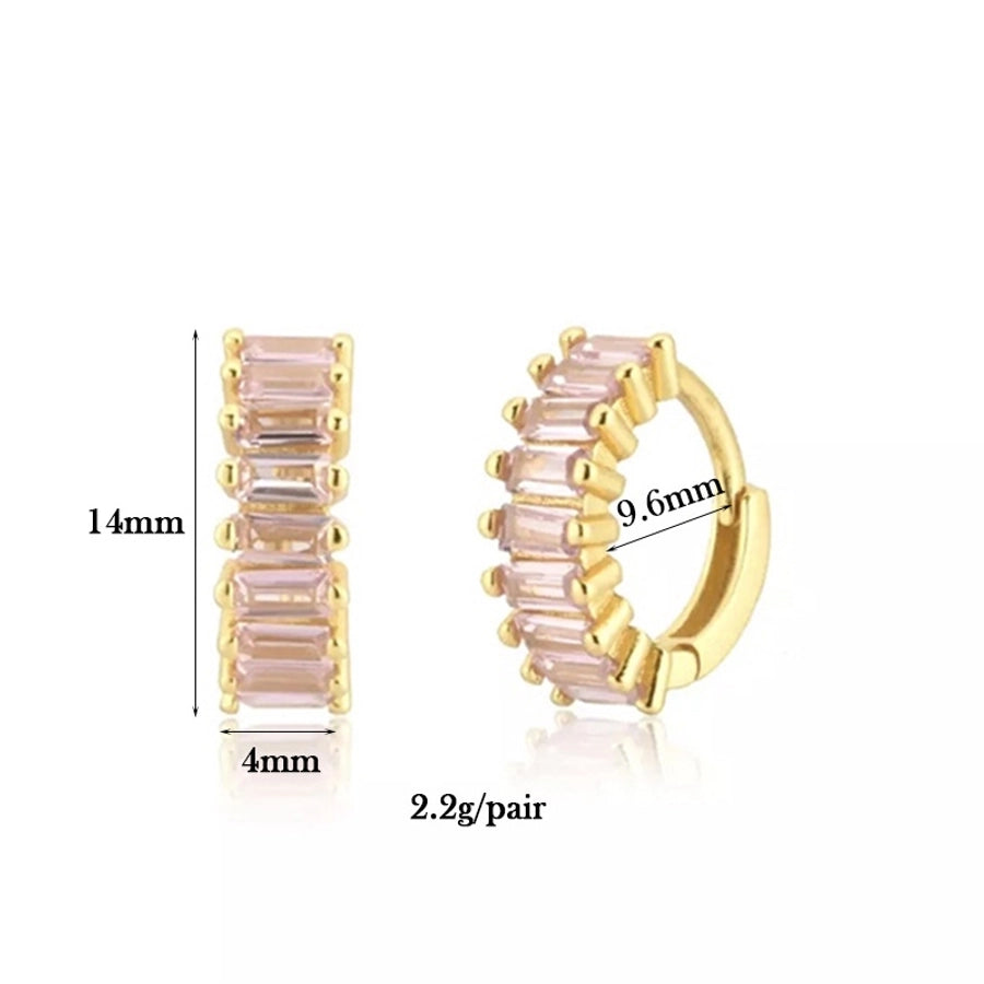 Pink Heart Drop Earrings