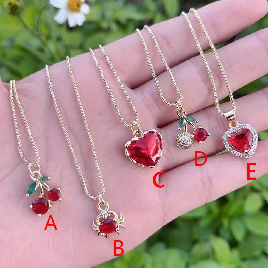 Cherry Heart Collection (18K Gold Plated)