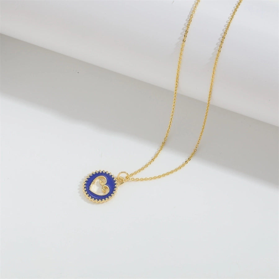 Sun Moon Elk Zircon Pendant Necklace (14K Gold Plated)
