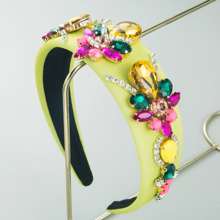 Flower crystal Baroque Headband