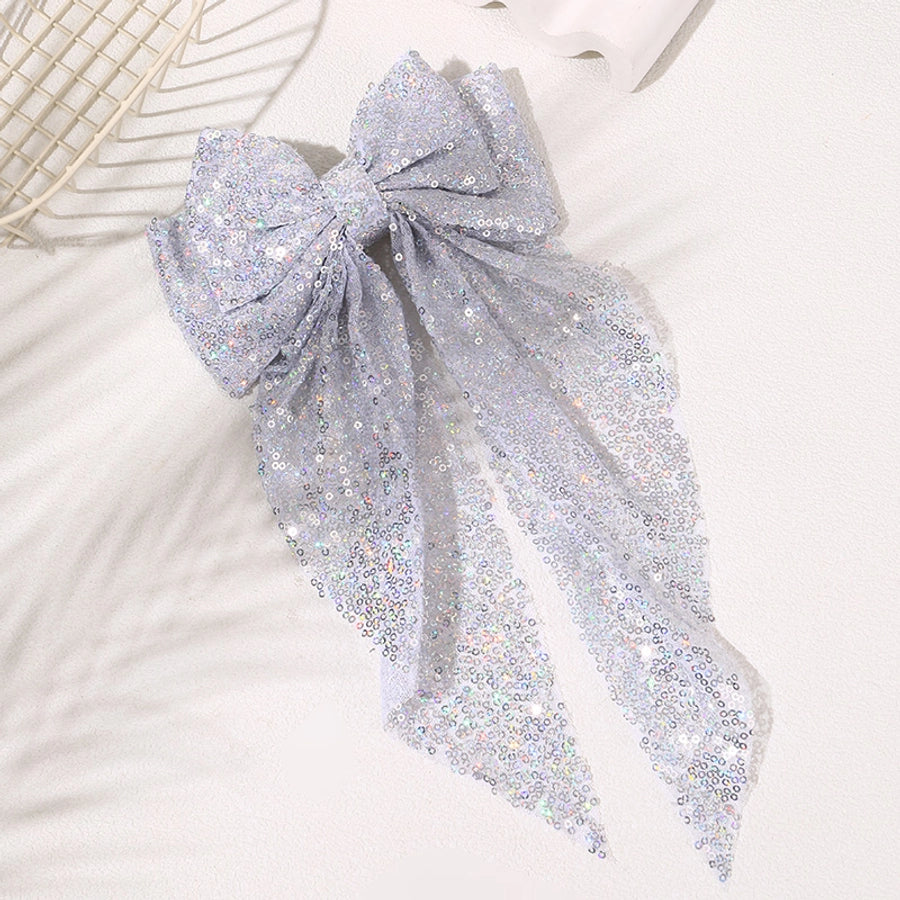 Sequins Bow Hair Clip