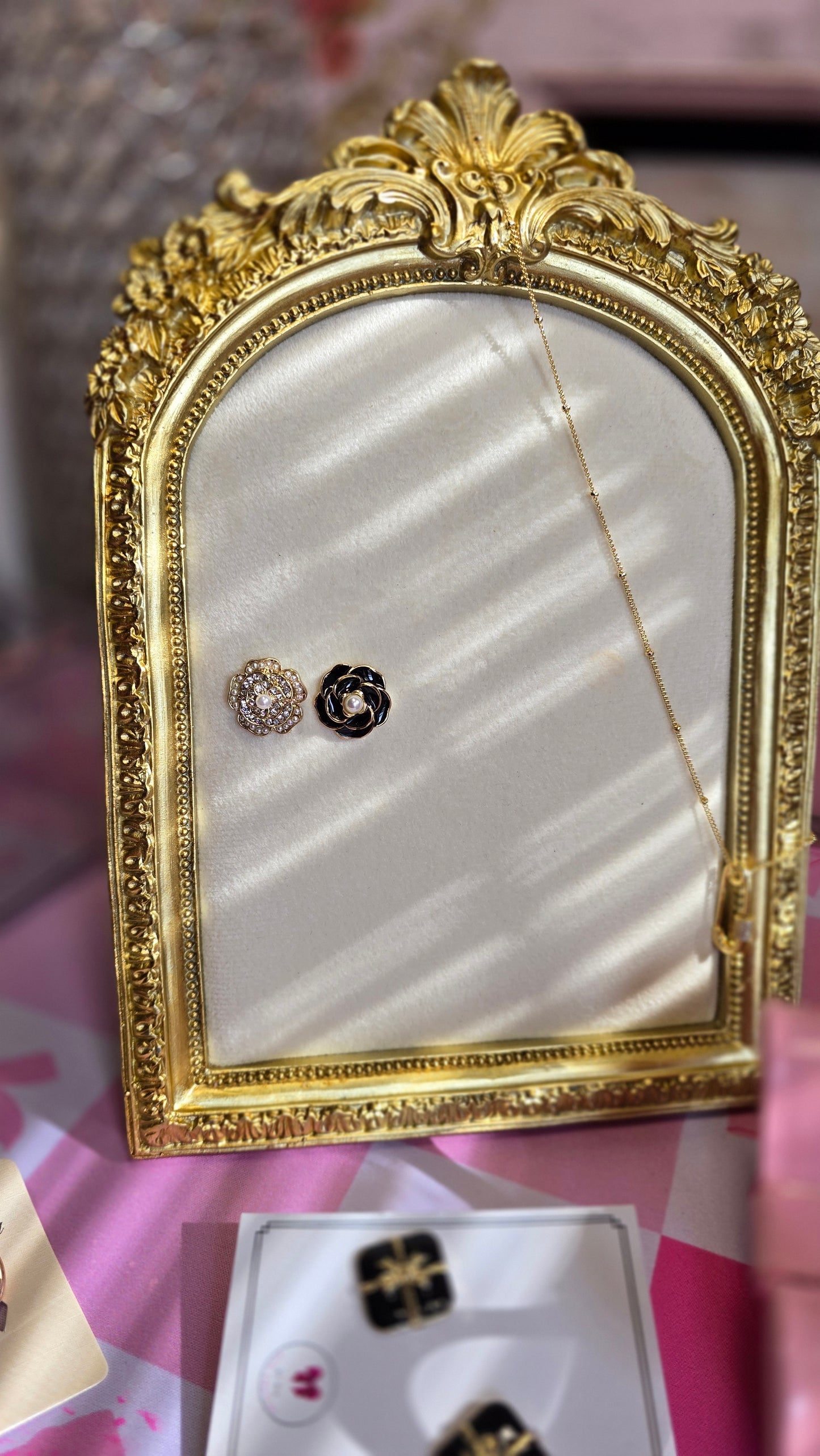 Camelia Flower Earrings