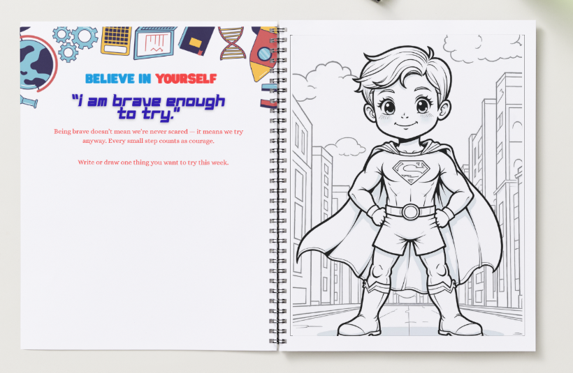 Super Me! Confidence and Character Building Workbook for Kids